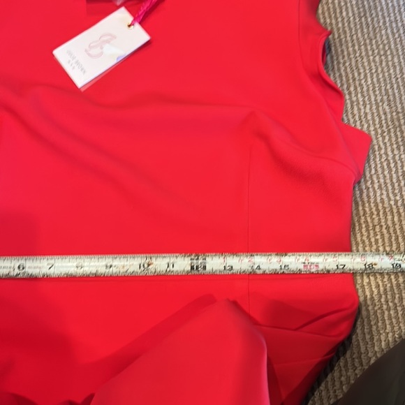 NWT JULIE BROWN NYC big apple red mini dress size 12 - Picture 7 of 9